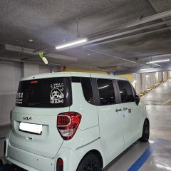 비나 눈 속 운전 연습