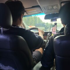 주말 드라이브의 행복